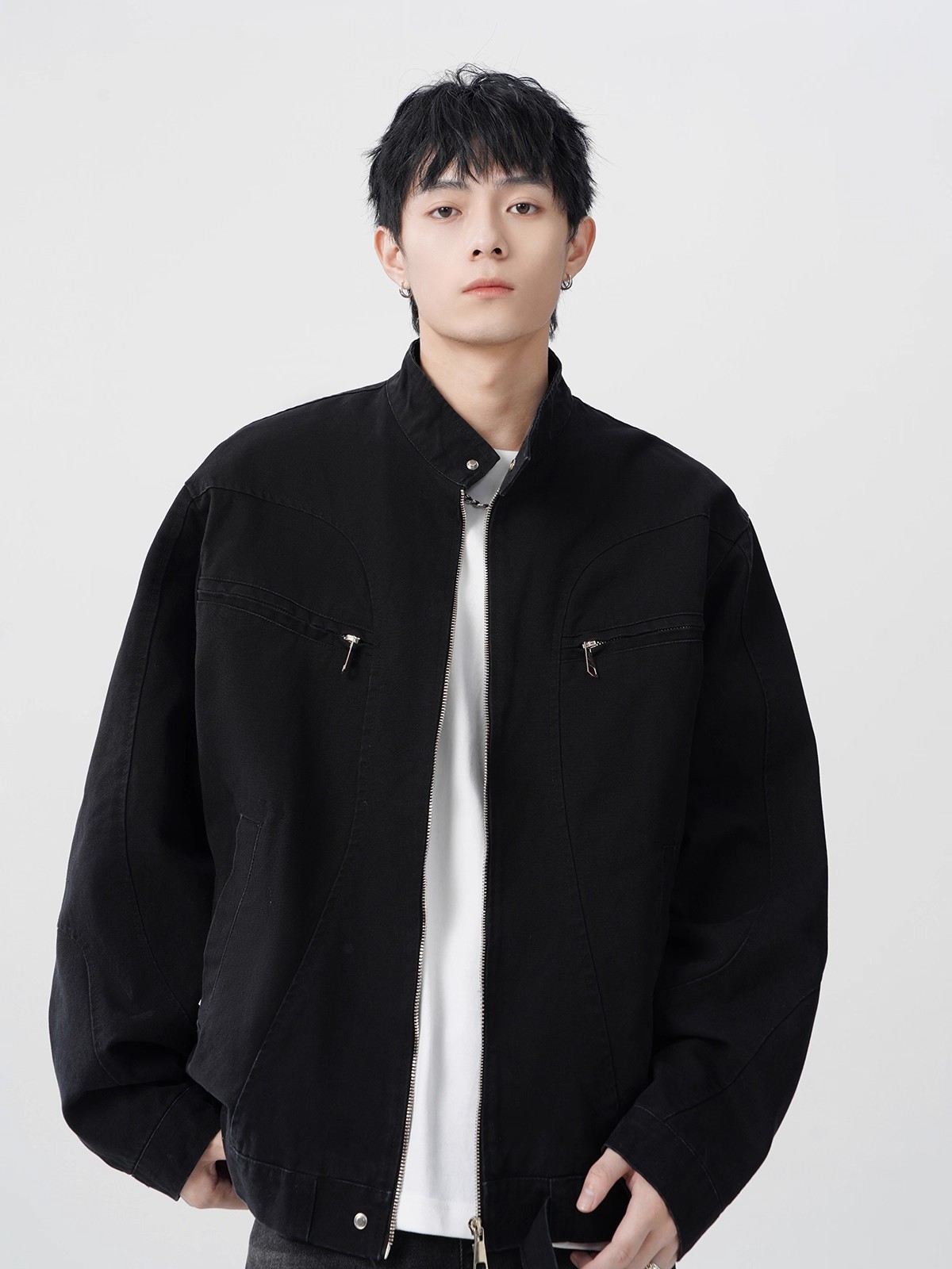 C11157 Sweatshirts for men spring 2025 new styles for inner wear loose heavyweight