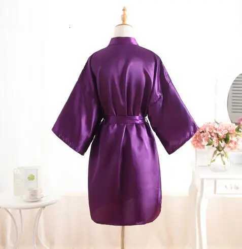 RB030 Sexy Large Size Sexy Satin Night Robe Lace Bathrobe Perfect Wedding Bride Bridesmaid Robes Dressing Gown For Women C251115
