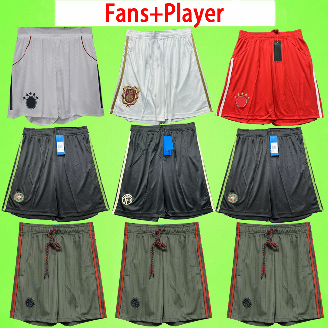 Oktoberfest KANE Bayerns soccer pants Icon 25 26 27 Munichs Men Kit goalkeeper Muller 2025 2026 Fans Player version 125 years football shorts uniform 125th home away