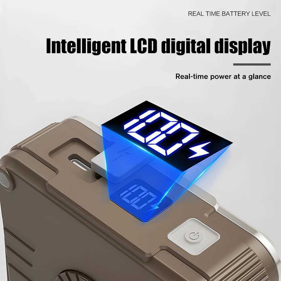 Portable Camping LED Lanterns Rechargeable Battery Display Flashlights White Red Emergency Lamp Torch with Work Light M251115