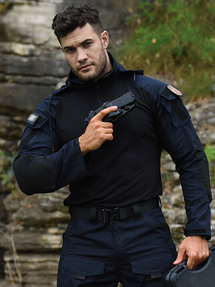 Long New Frog Sleeve Combat Military Fan Tactical Suit Anti-friction