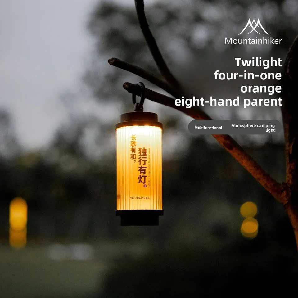 1800mAh 38-KT 38 Light With Bracket USB Rechargeable Camping Lanterns Outdoor Tent lamp Powerful Mini LED Flashlights Camp Light M251115