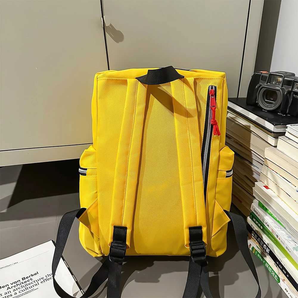 New Trendy Backpack for Outdoor Travel Waterproof Hiking Bag Commuter Couples Top Button Computer BackpackW251114