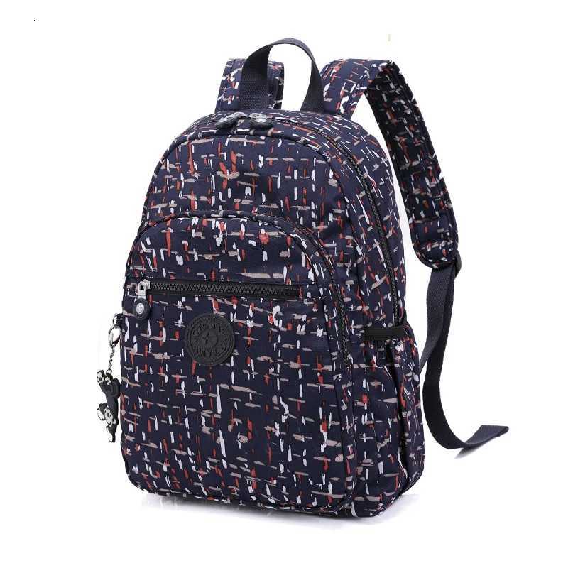 TEGAOTE High Quality New Nylon Flower Pattern Fashion Casual A4 Girl Boy Women Men School Backpack Lightweight Travel Bag M1318W251114