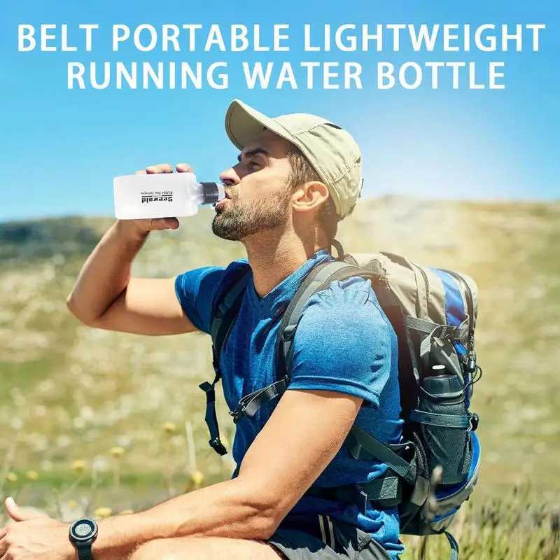 Squeeze Water Bottle Portable Clear Flat Water Bottles For Men 200ml Squeeze Bottles Outdoor Gear For Yoga Running BasketballW251114