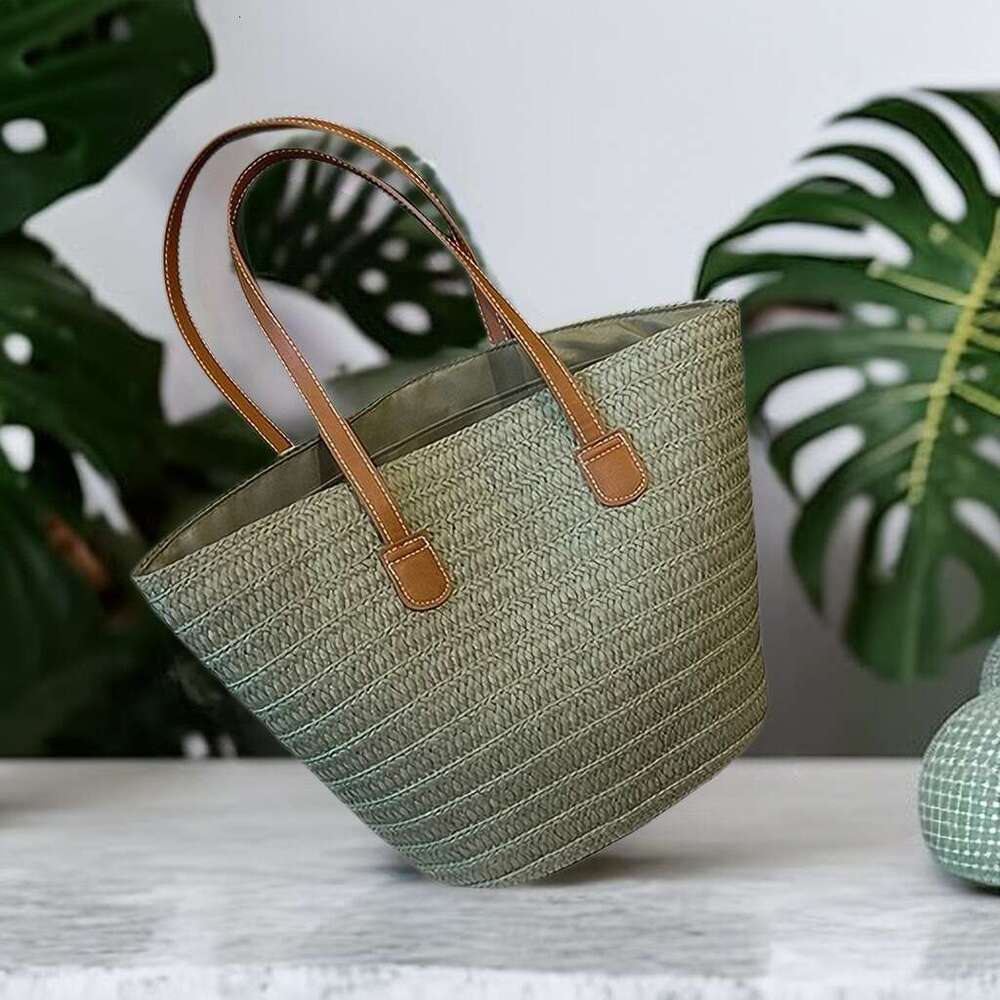 Handmade Beach Bag Versatile And Simple One Shoulder 2023 New Large Capacity Straw Woven Women's Vacation Beach Tote Bag Kq2