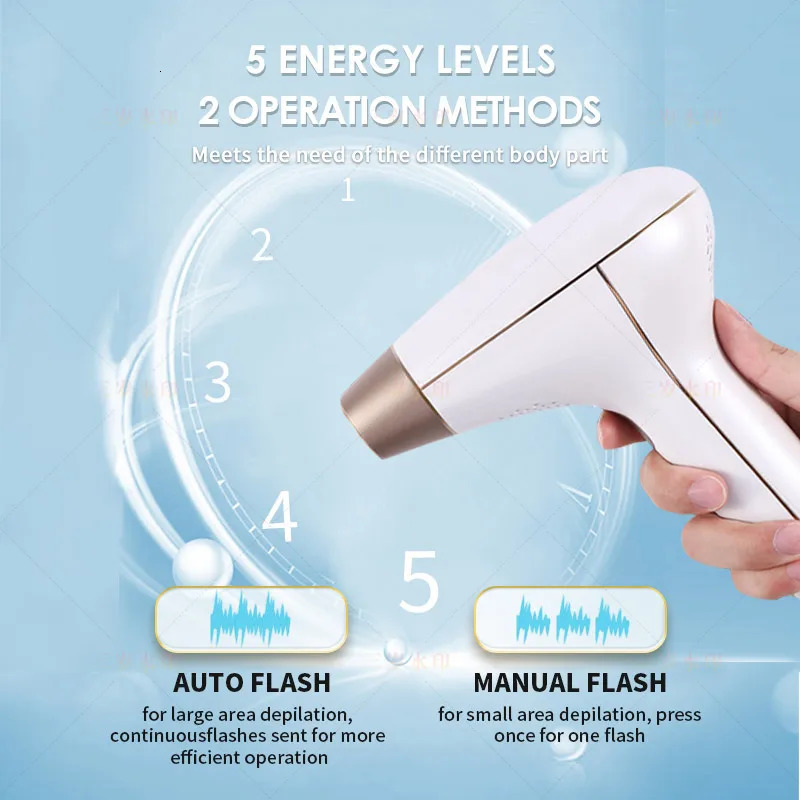 Vancostar cordless laser hair removal rechargeable 4-in-1 replaceable lamp cooling permanent painless bikini trimmer IPL peeler 250410