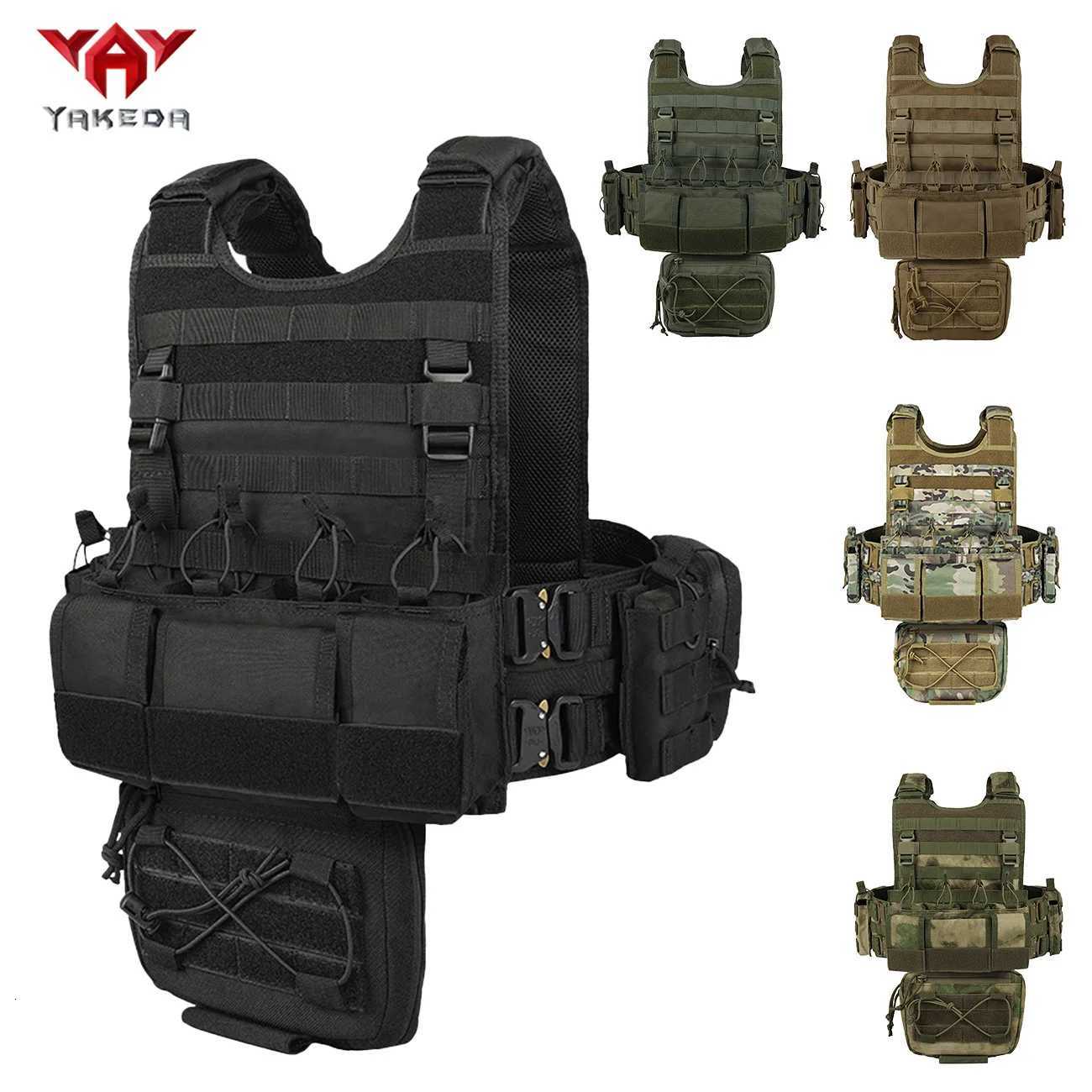 YAKEDA Multi-functional Training Vest Moller System Metal Easy to Wear and Remove Outdoor Training Vest XJ251114