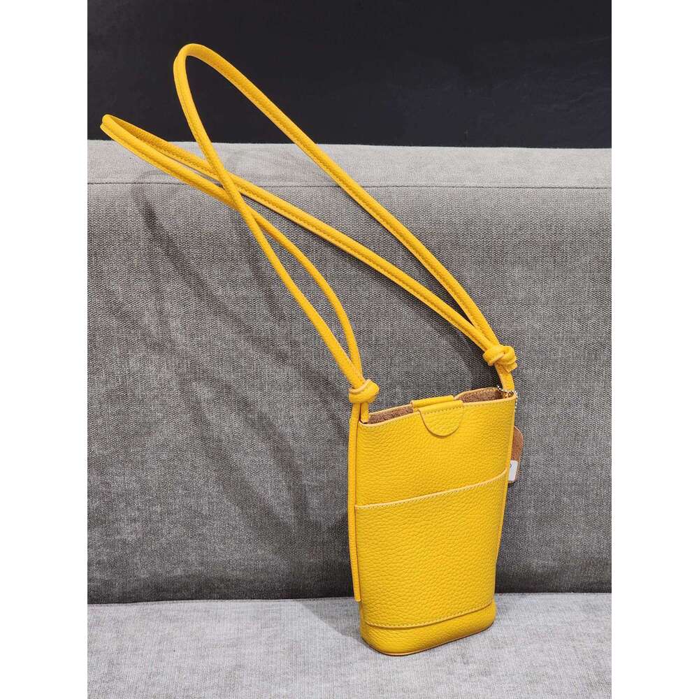 Mm Women's Bags New Super Popular Crossbody Small Square Women's Top Layer Cowhide Texture Phone Bag, Exquisite Mini Shoulder Bag