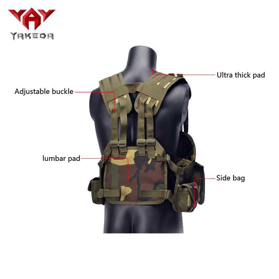 YAKEDA Multi-functional Seal Training Vest Outdoor Protection Training Vest Camouflage Vest XJ251114