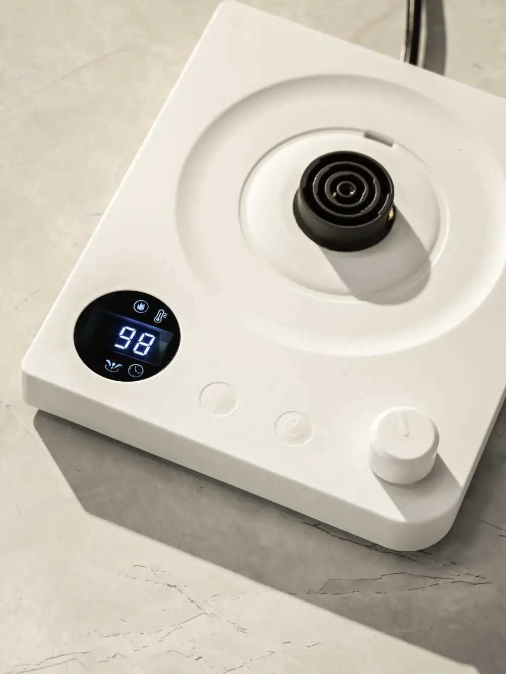 1000W Electric Gooseneck Kettle 1000ml 304 Stainless Steel Coffee Pot Intelligent Temperature LED Display for Coffee Tea Y251114