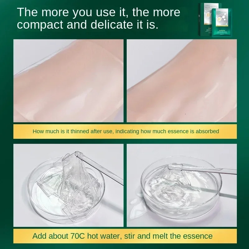 Tiktok Seaweed Collagen Filling Crystal Mask Replenishing Fruit Jelly Skin Transparent Mask Skin Care Masque 250414