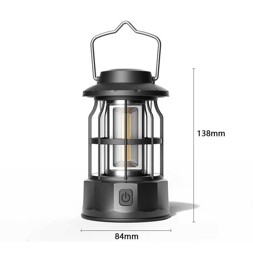 New camping lights outdoor camping lights tent lights portable horse lantern gifts Ningbo retro charging camp lamp M251115