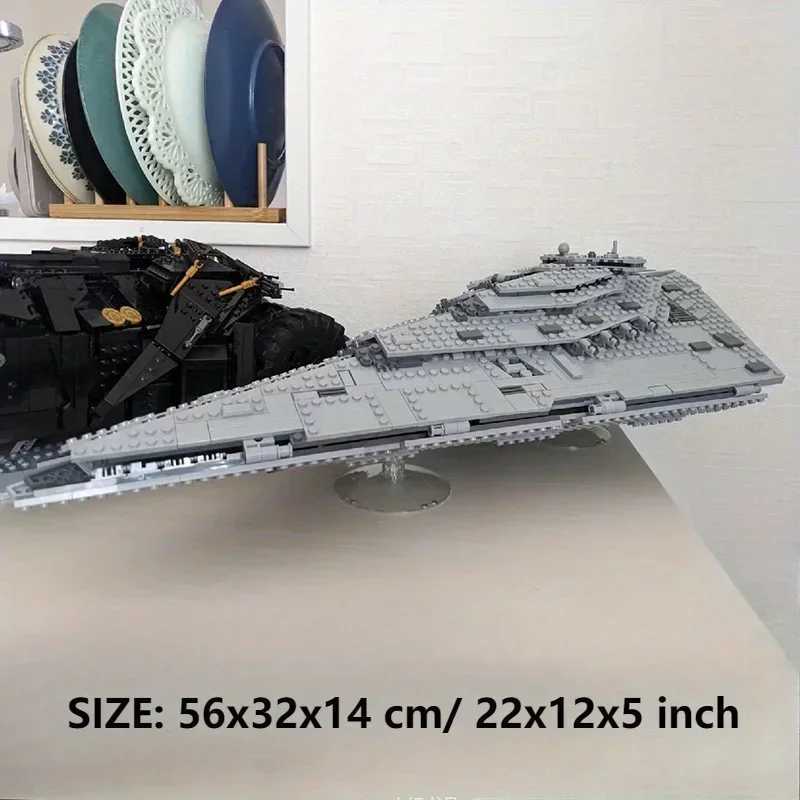 Hot Toys Fit 75190 First class Destroyer Space Fighter Space Cabin Model Building Blocks Toys Childrens Gifts W250415