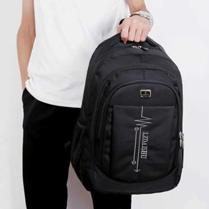 Mens double-shoulder bag business computer bag large capacity travel bagW251114