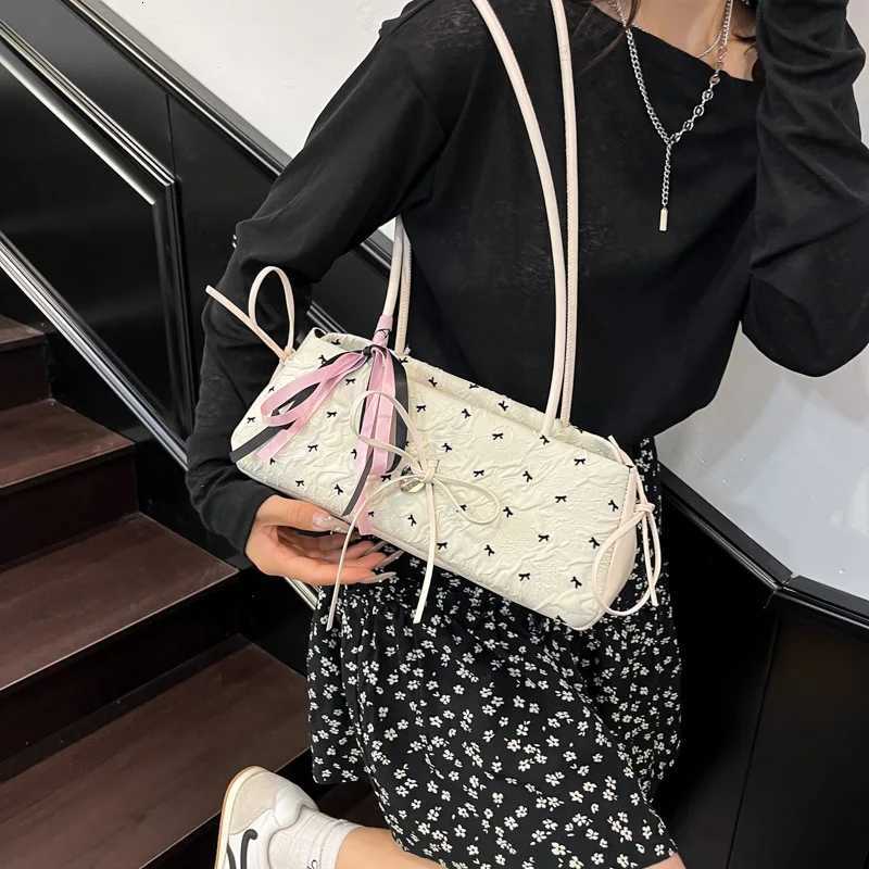 Womens shoulder bag bowtie womens bag fashion all kinds of casual cute small design shoulder crossbody bagT251115