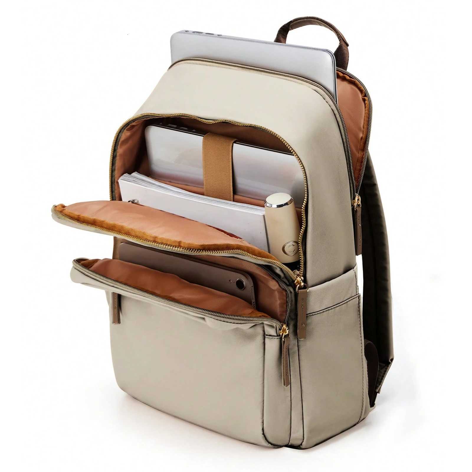 New Simple Large Capacity Backpack Women Travel Business Teacher Backpack Laptop Shoulder Bag Girl School Student Backpack PurseW251114