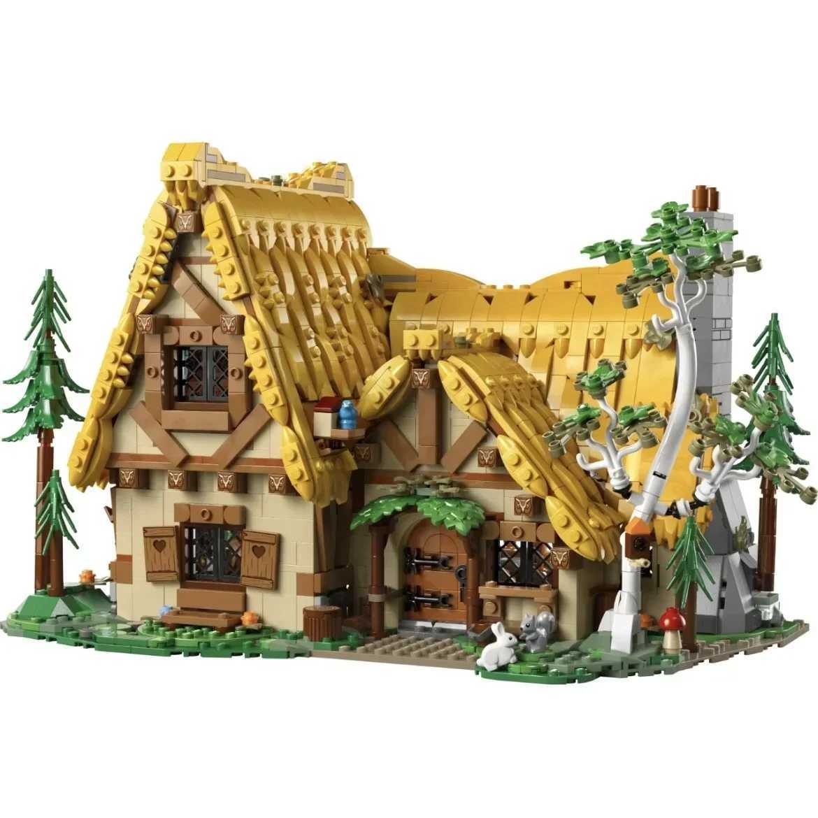 Inventory 2025 new 43242 princess cottage building block model street view building block assembly toys childrens gifts W250415