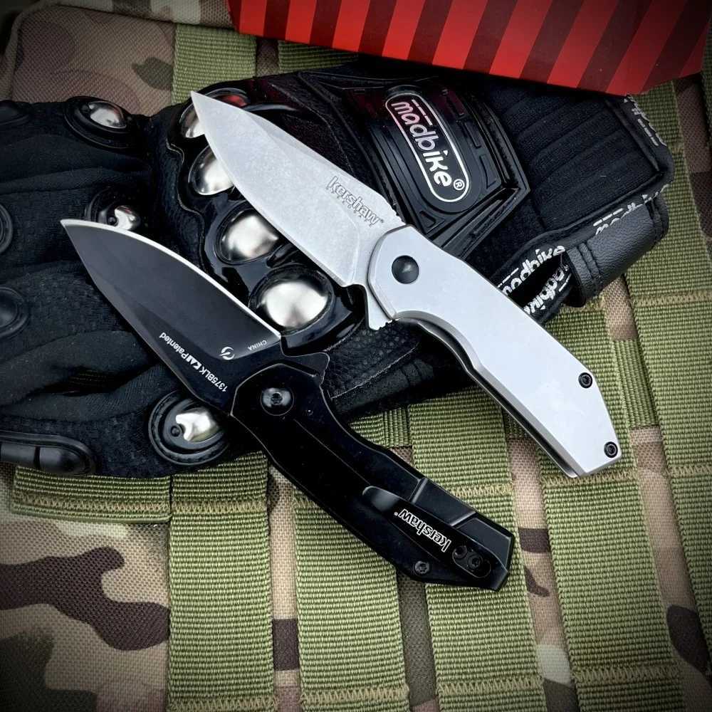 1375 Folding Knife High quality Pocket Knife 8Cr13Mov Blade 420 Steel Handle Outdoor EDC Camping Hiking Hunting ToolXJ250415
