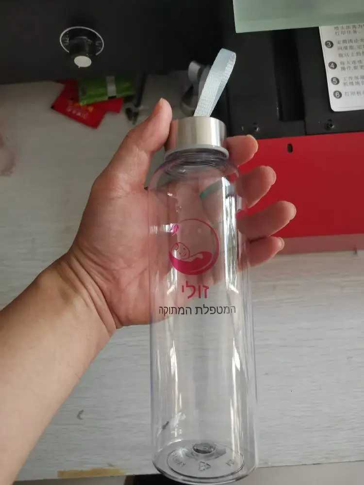 Sports Water Bottles Portable 550ML Personalized Outdoor Safety Plastic Drinking Cup Business Use Birth Gift CustomizedW251114