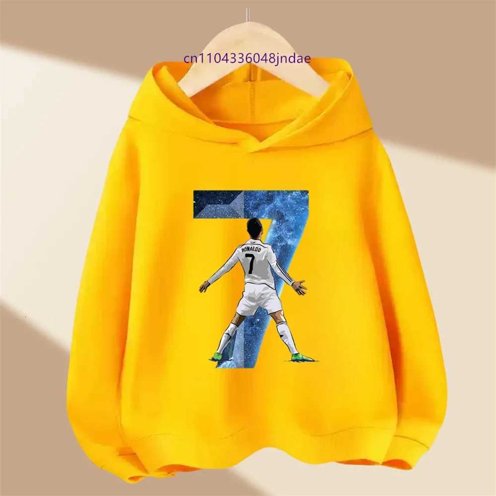 Brand Childrens Clothing Casual Kids Hoodie Spring and Autumn Sports Sweatshirt for Boys and Girls Ronaldo Printed PulloverW251115