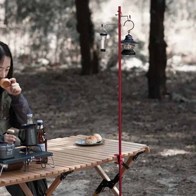 TARKA Camping Lantern Stand Detachable Aluminium Alloy Light Hangers Lighting Lantern Holder Outdoor Hiking Fishing Equipment M251115