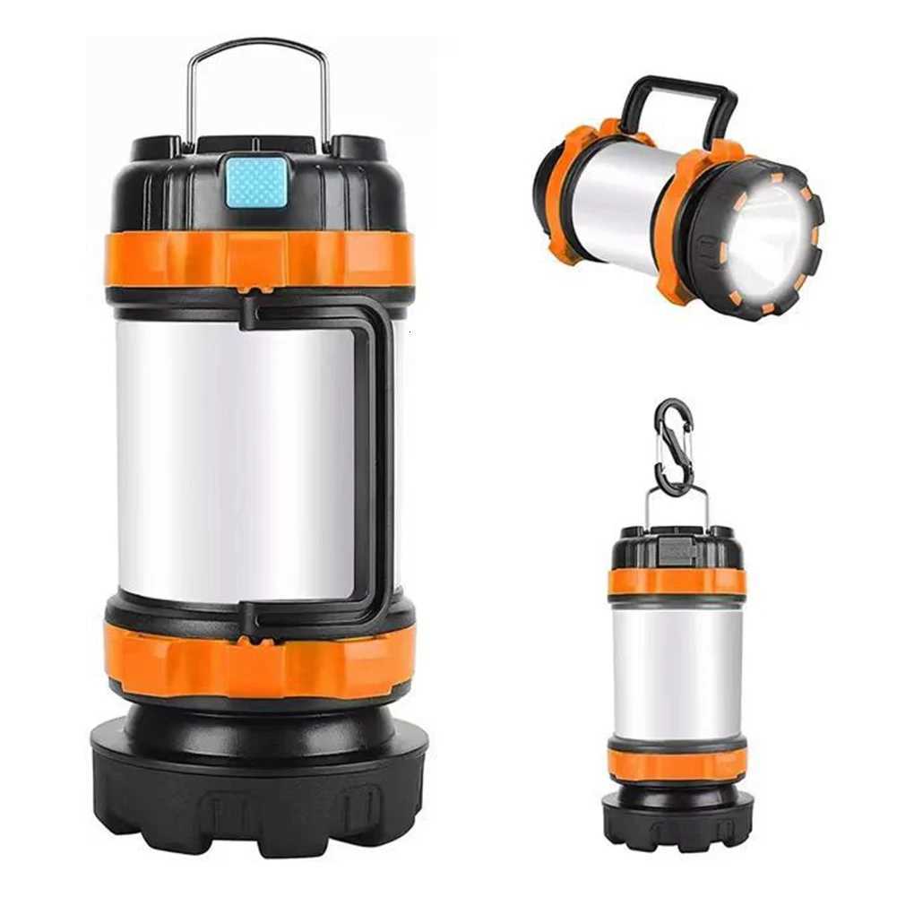 Portable Camping Light 3000mAh Capacity Power Bank Torch Light LED Lanterns Waterproof Outdoor Tent Light Rechargeable Flashligh M251115