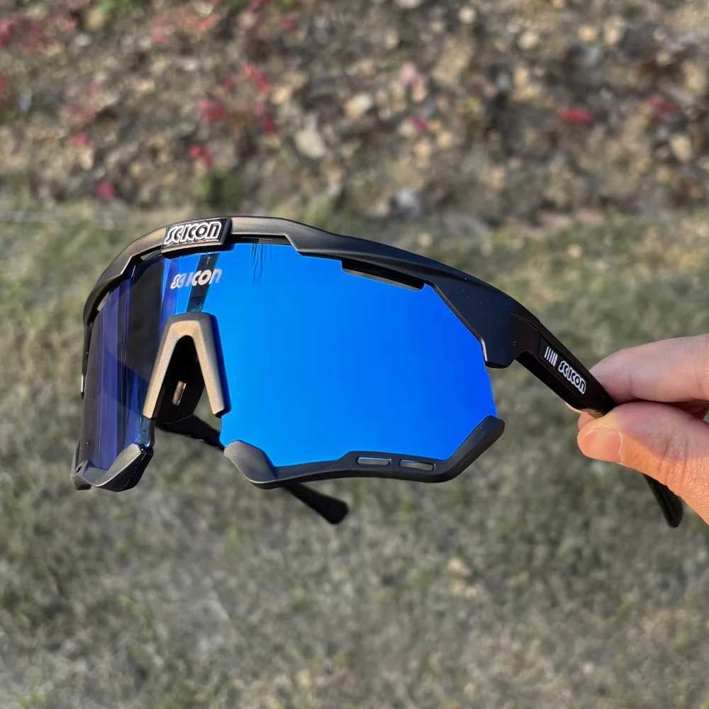 SCICON Bicycle Glasses Mountain Bike Glasses Road Bike Glasses Mens Outdoor Sports Bike Sunglasses Y250414