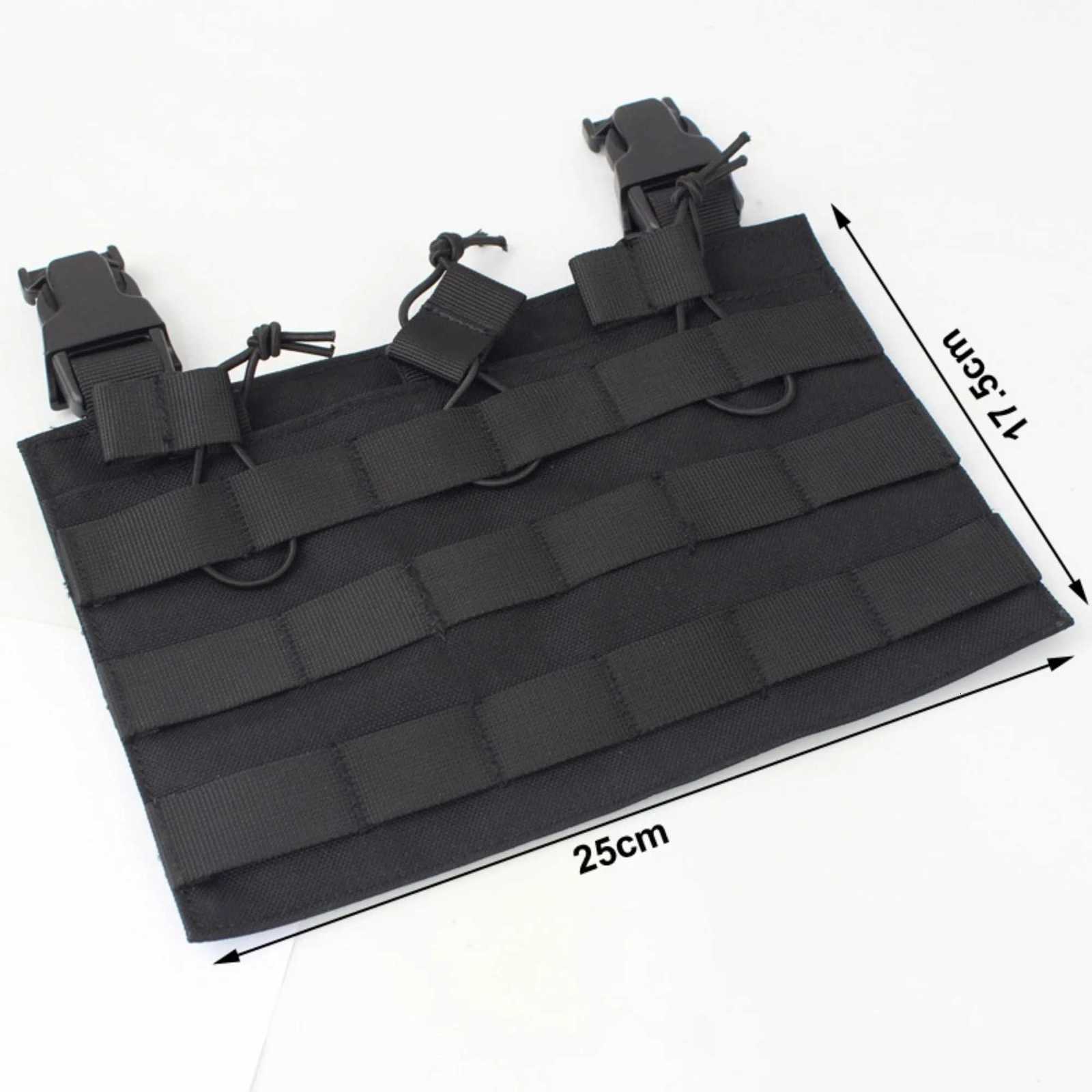 1 Tactical Series Accessories Tactical Vest Panel Front Flap Hanging Panel for Tactical Chest Rig Hunting Vest Carriers XJ251114