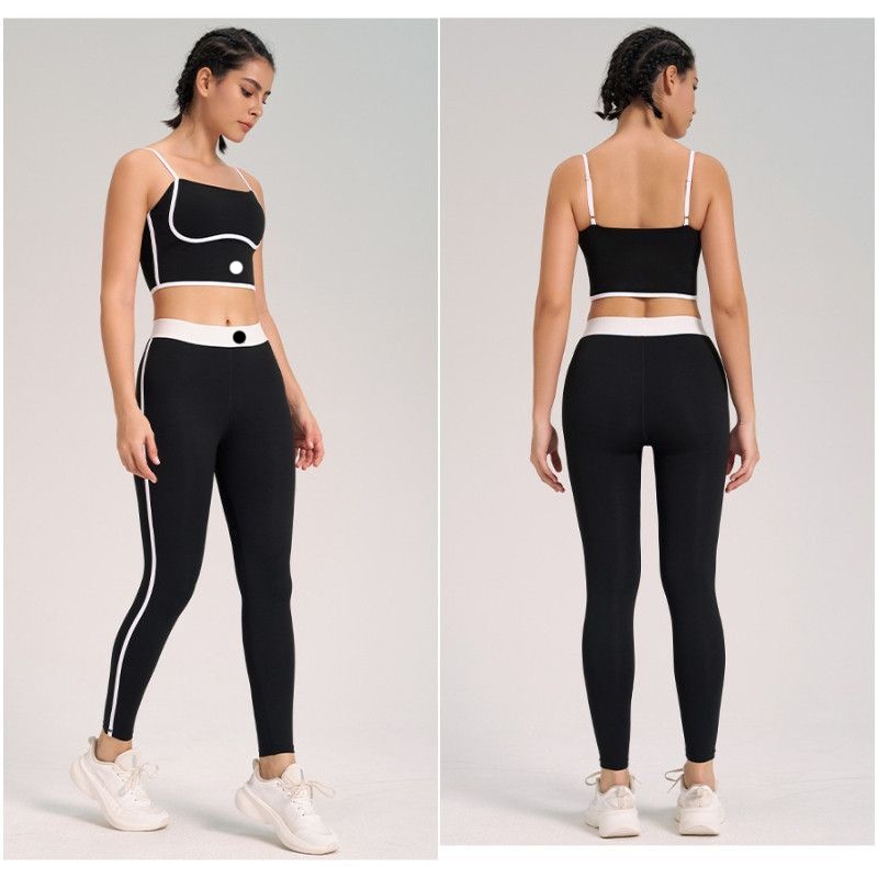 Yoga Set Women Two 4023 Pieces Sets bralette Gym Tracksuits Bra Fiess Leggings Workout Sports Clothes