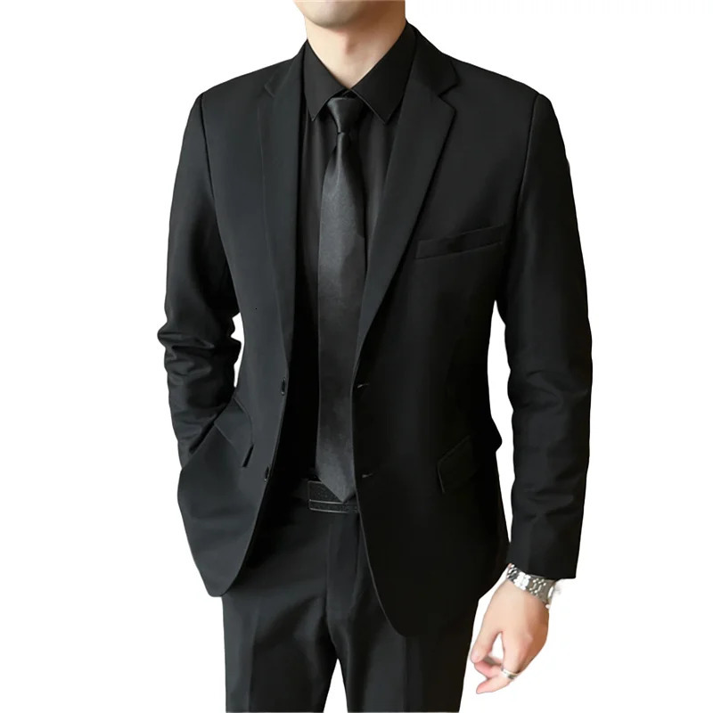Mens Fashion Business Wedding Gentlemen Full Professional Interview Formal Casual Set 250414Z