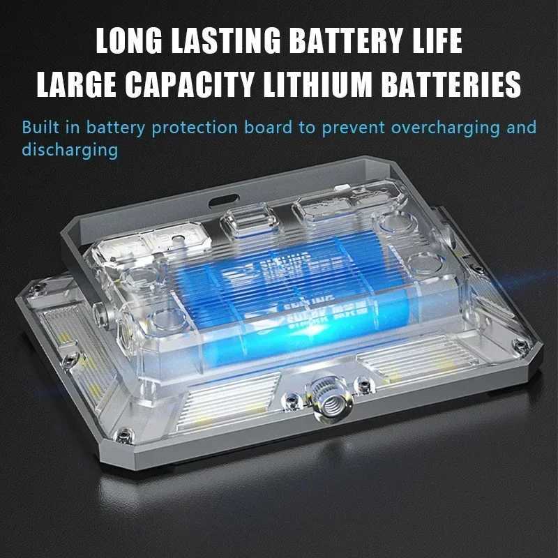 LED Camping Tent Light Rechargeable Searchlight High Power Outdoor Emergency Lighting Waterproof Portable Hanging Night Lamps M251115