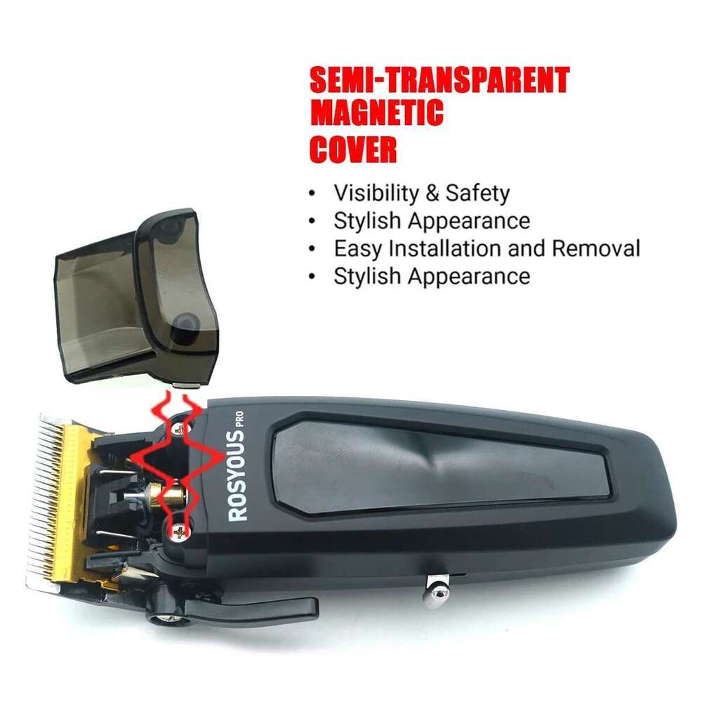Professional Electric Clipper 106 Hair Trimmer For Man 7500Rpm With Base 5-Adjusted DLC Blade Barber Hine