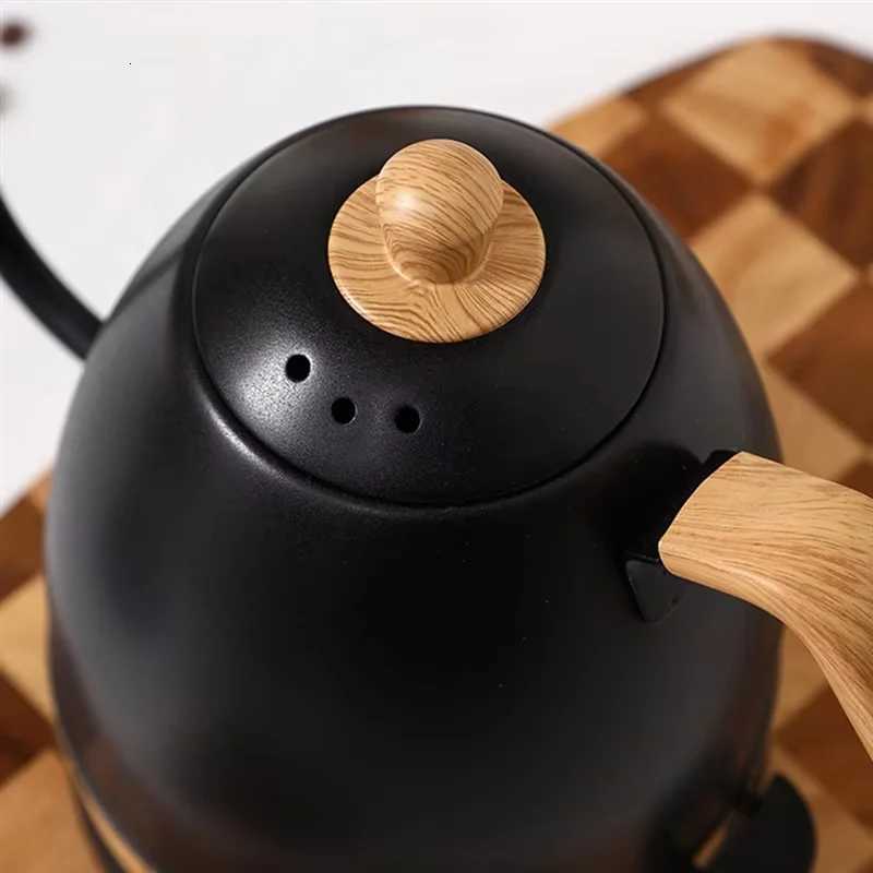 B97A-Kettle Hand-Made Coffee Pot Food Grade Stainless Steel Slender Mouth Electric Kettle Tea Gooseneck Pot EU Y251114