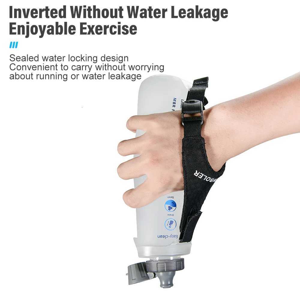 NEWBOLER Foldable Wristband Water Bottle 1L Soft Bottle TPU Moisturizing Water Bottle Running Fixed Anti Slip Outdoor SportsW251114