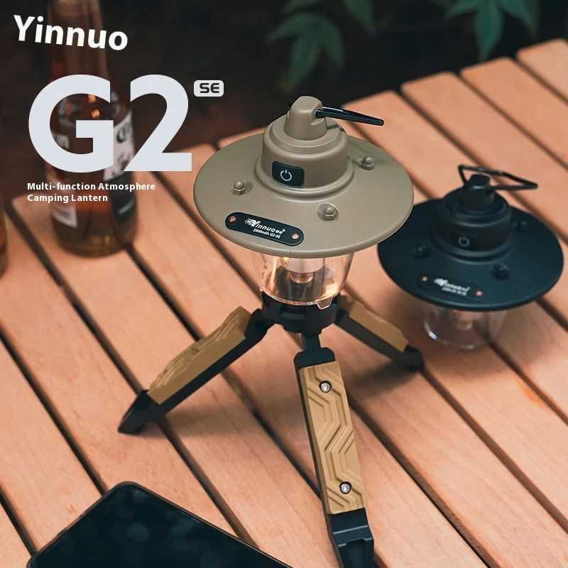 Retro Shaped Outdoor Camping Lantern Premium LED Atmosphere Light Long-Lasting Rechargeable Compact Tent Lighting M251115