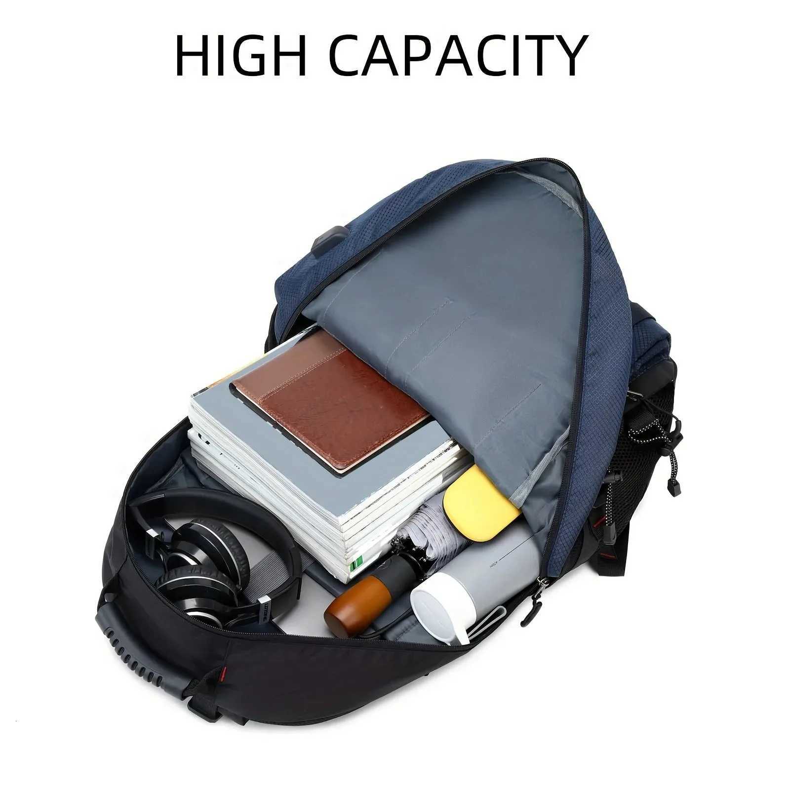 Large capacity backpack professional outdoor hiking and mountaineering bag lightweight and waterproof travel bag usb interfaceW251114