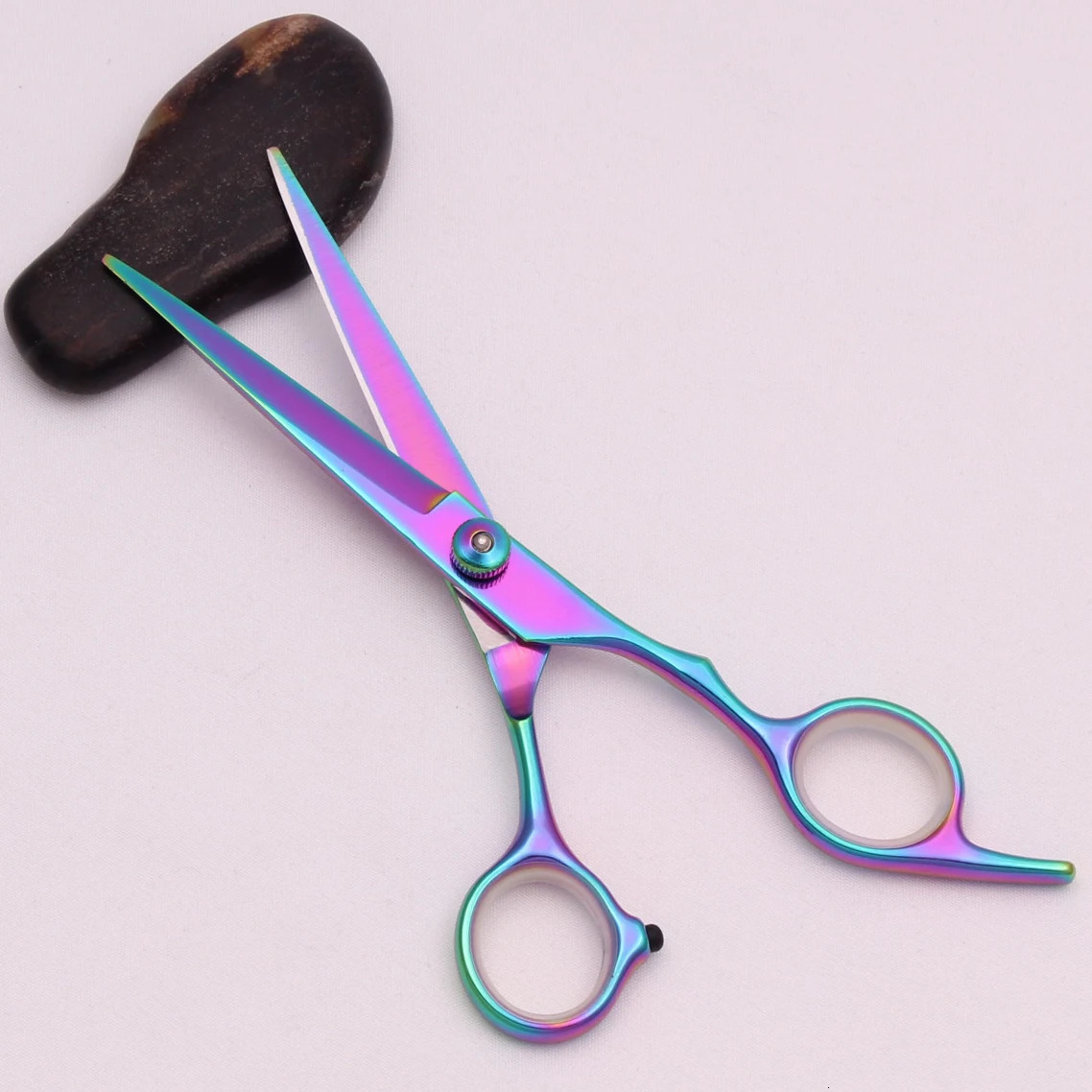 6.0 Hair Scissors Professional Cutting Shears Thinning Hairdressing Haircut Sets Salon Barber Home Japan Steel Drop 250414