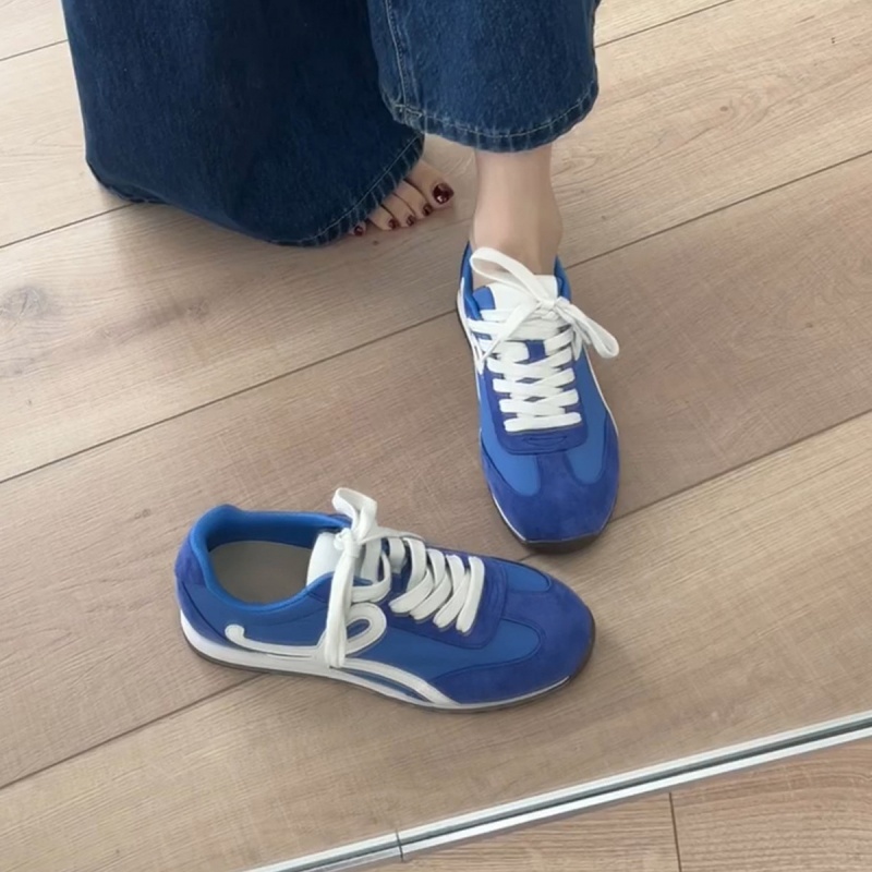 2025 popular new design free shipping women shoes flat casual shoes red blue color outdoor sports shoes sports shoes size 35-40
