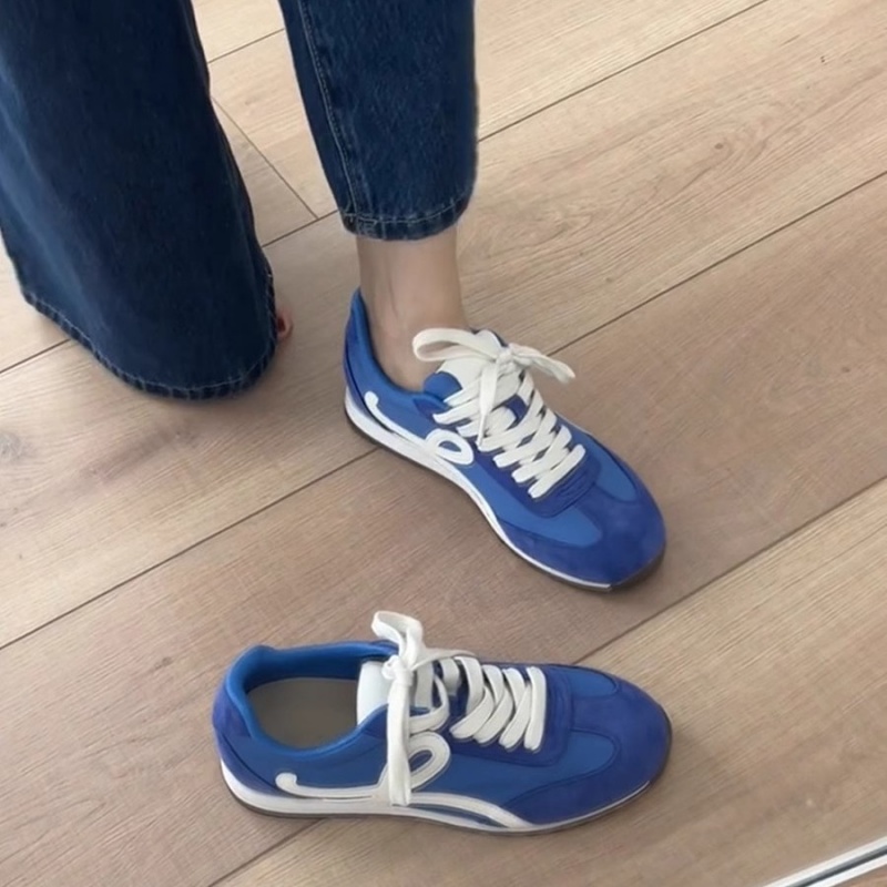 2025 popular new design free shipping women shoes flat casual shoes red blue color outdoor sports shoes sports shoes size 35-40