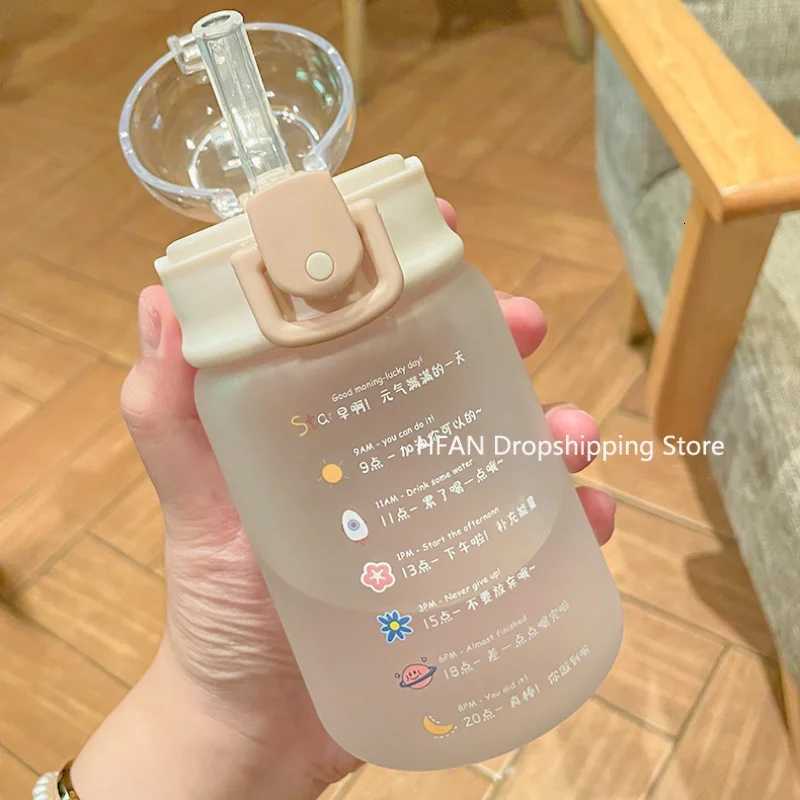 350ML/500ML Sports Water Bottle Protein Shaker Outdoor Travel Portable Leakproof Drinkware Plastic Drink Bottle BPA FreeW251114