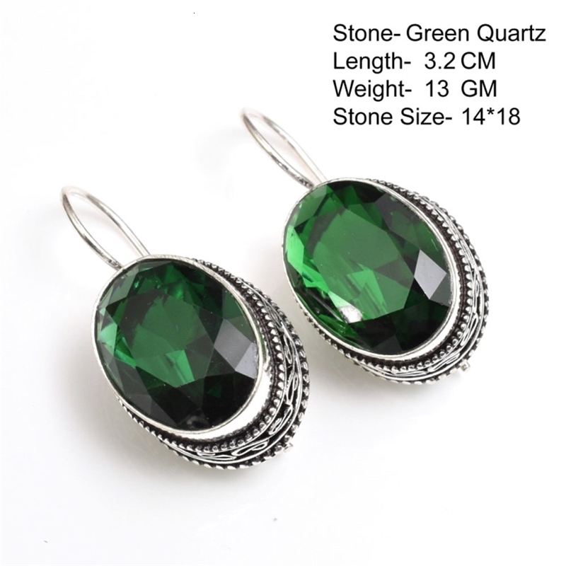 Antique earrings citric acid blue yellow jade violet coral 250326