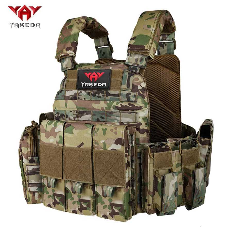 YAKEDA Multi-functional Training Vest MOLLE Outdoor Camouflage Training Vest Training Equipment XJ251114