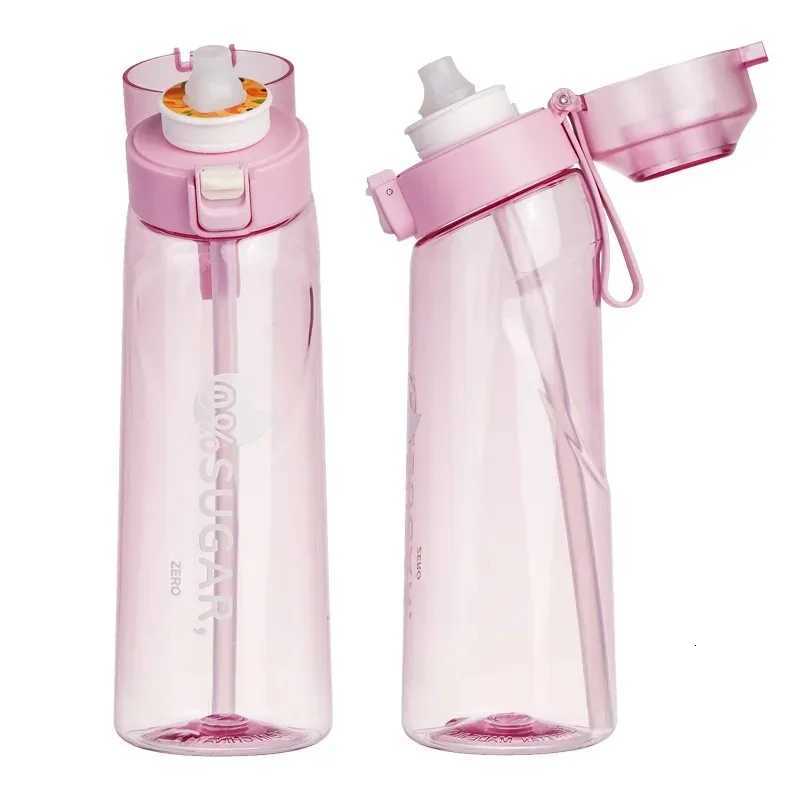 Air Flavored Water Bottle Scent Up Water Cup Sports Water Bottle For Outdoor Fitness Fashion Water Cup With Straw Flavor PodsW251114