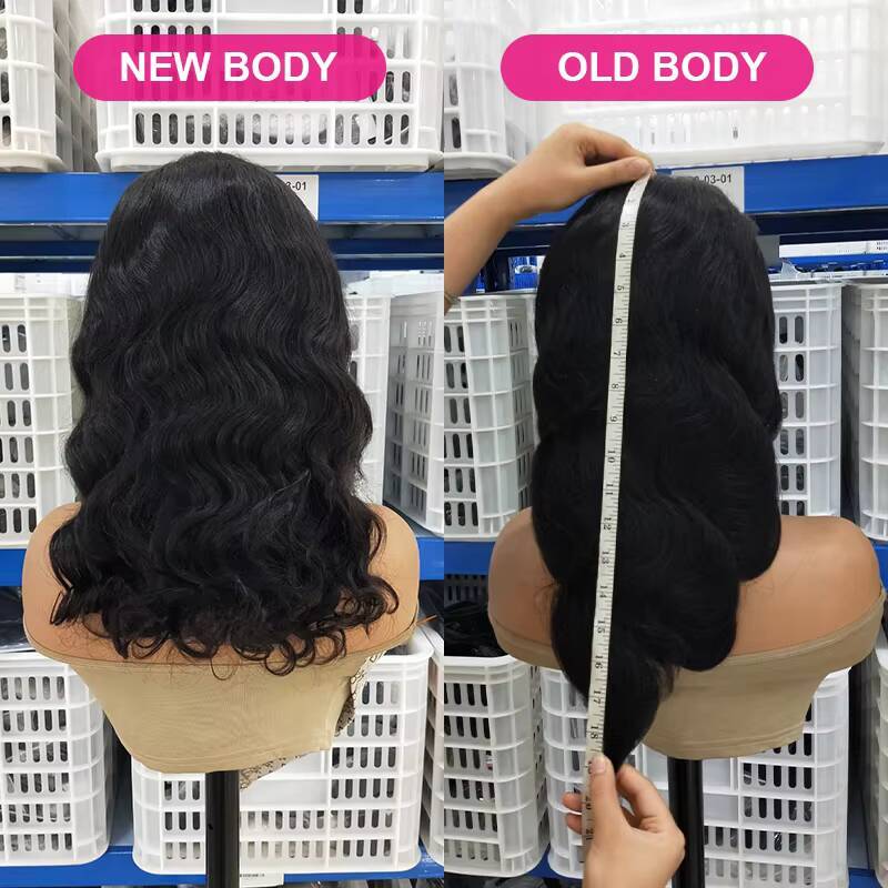 ISEE Hair Wig Pre Plucked Swiss HD Lace Closure 100 European Human Hair Wigs Body Wave Dome Cap Real Glueless Wear Go Wigs