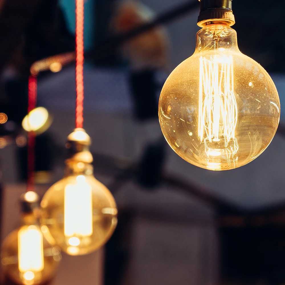 Retro Edison Bulb E27 220V 40W ST64 G80 T45 A19 Ampoule Vintage Edison Light Bulb Incandescent Lamp Filament Bulb Home Decor C251115