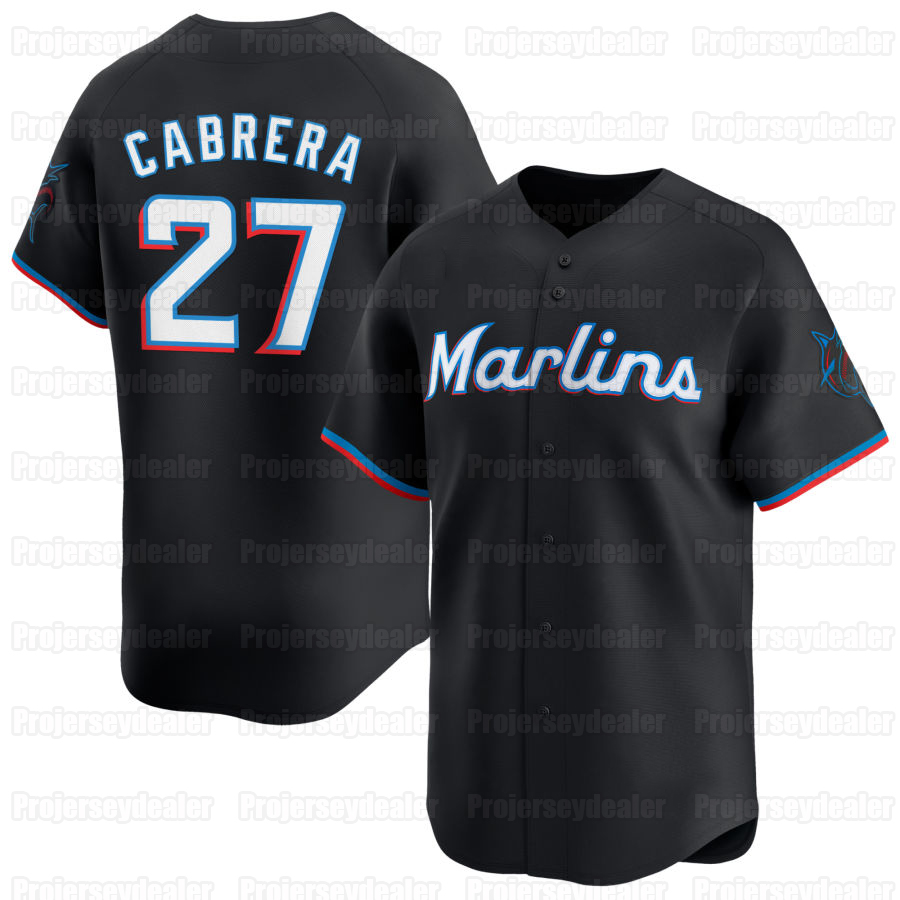 Marlins 2025 City Connect Jersey Edward Cabrera Edwards Kyle Stowers Matt Mervis Jesus Sanchez Sandy Alcantara Otto Lopez Max Meyer Derek Hill Custom