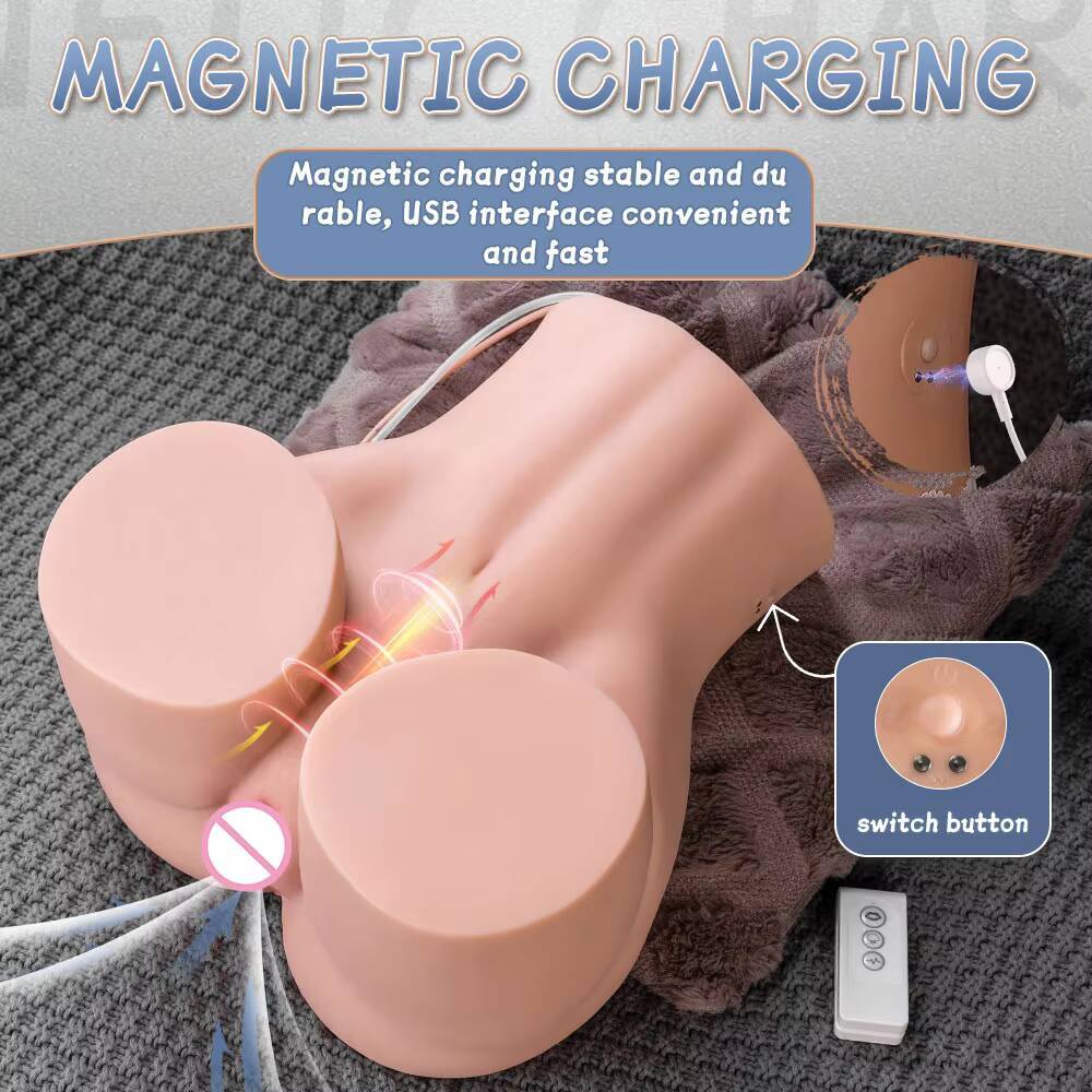 Solid Silicone Doll Half Body Yin Hip Inverted Model Airplane Cup Mens Masturbation Device Has Become a Human FunToy