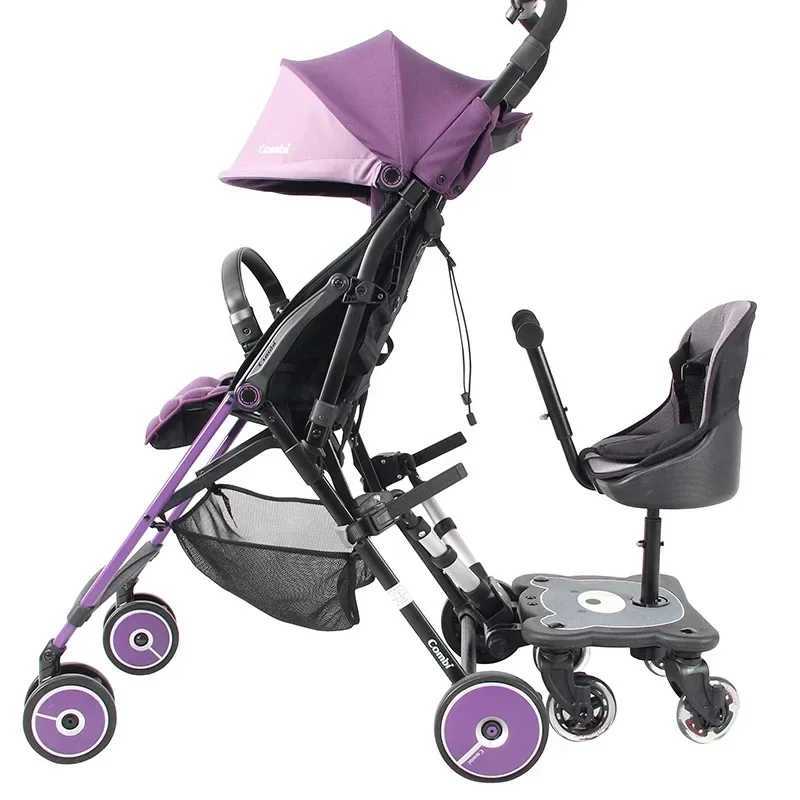 Baby stroller auxiliary pedal seat - childrens travel solution standing board baby stroller accessories convenient accessories X250415