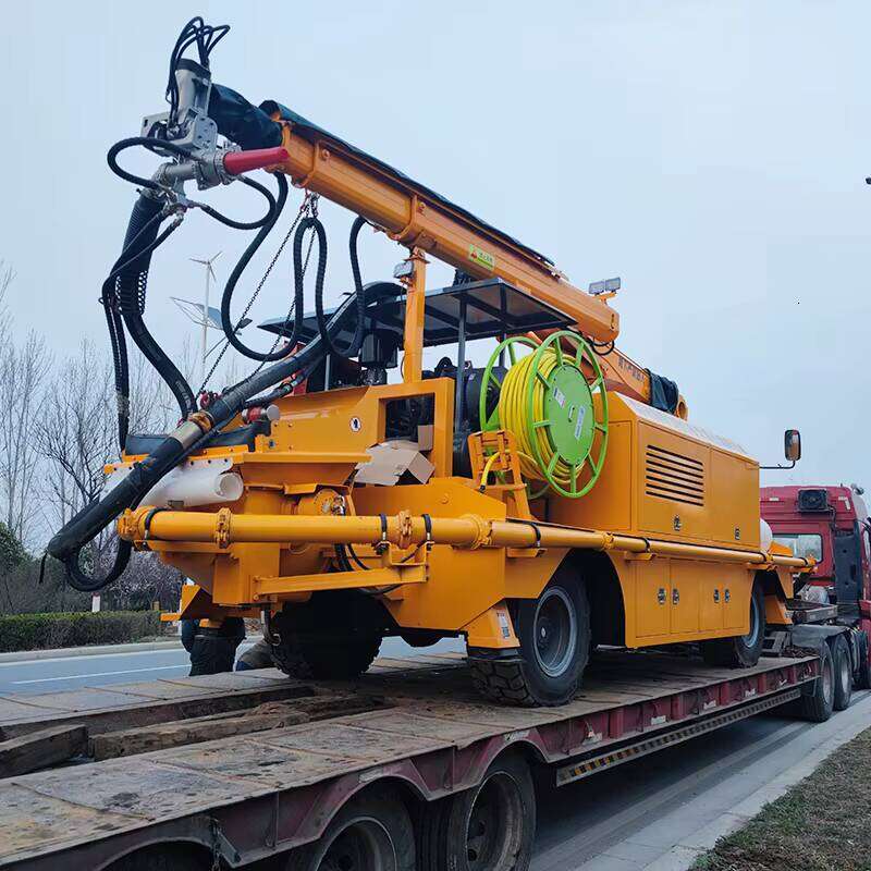 Hot Sell Robot Arm Truck-mounted Wet Shotcrete Machine with Four-wheel Drive Concrete Spraying for Tunnel Construction